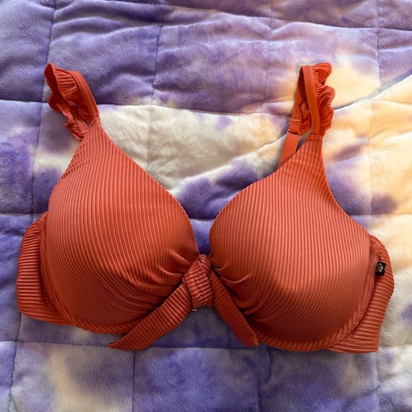 La Vie En Rose Aqua Bikini Top - Picture 1 of 1